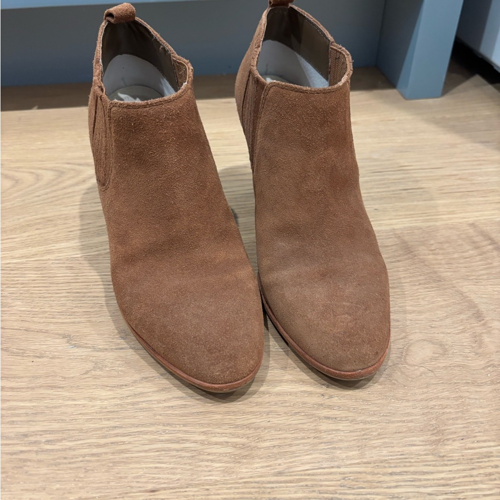 MICHAEL Michael Kors Tan Suede Ankle Booties